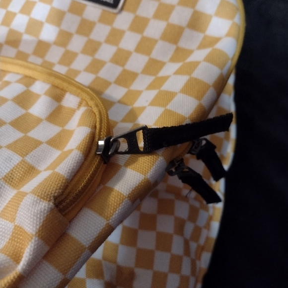 Vans Yellow Checkered Backpack - Picture 4 of 12